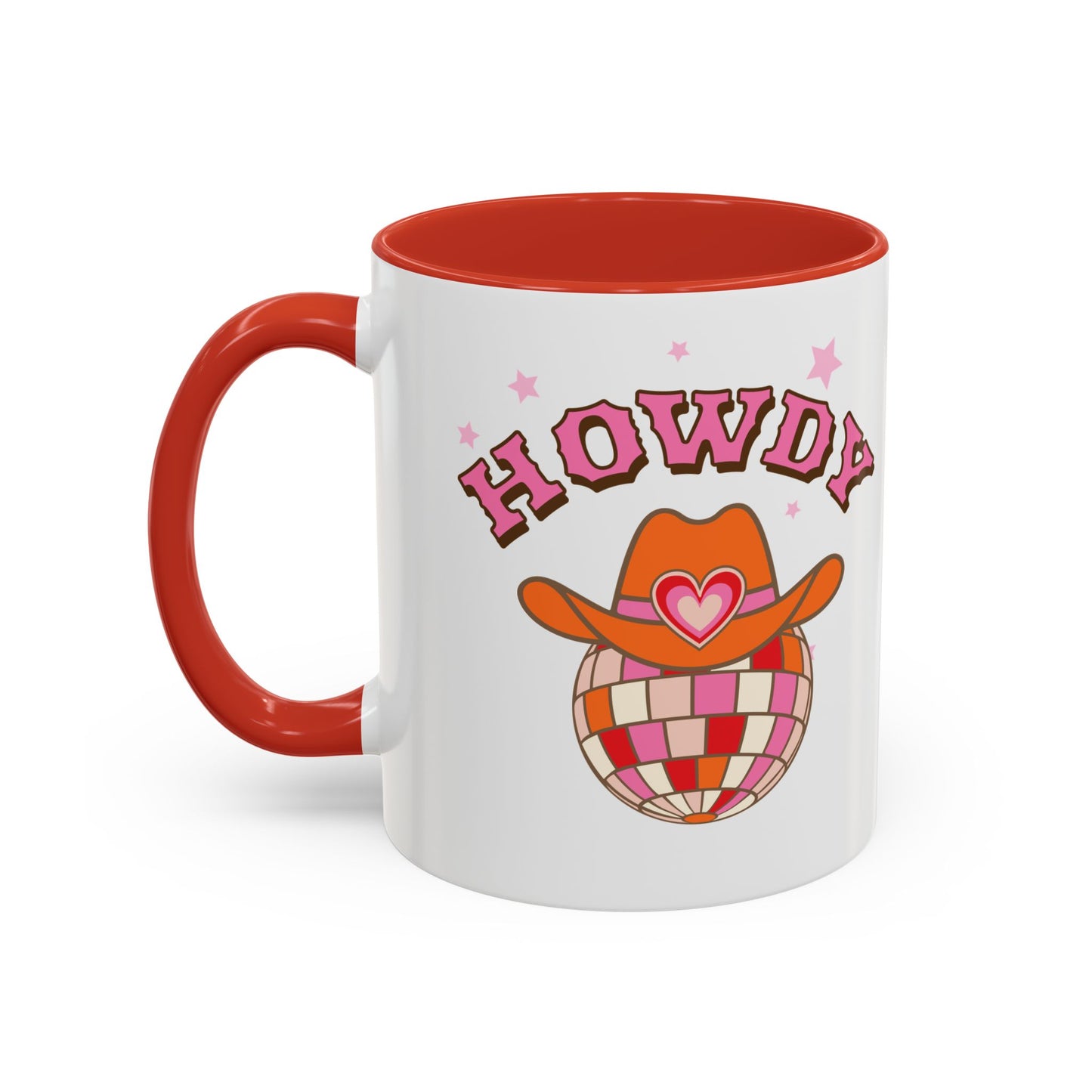 Valentine Howdy Western Lovers Mug Accent Coffee Mug