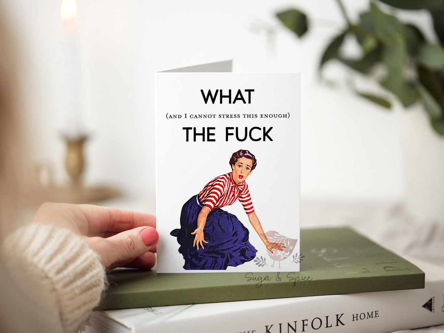 Funny Adult What the Fuck Greeting Card