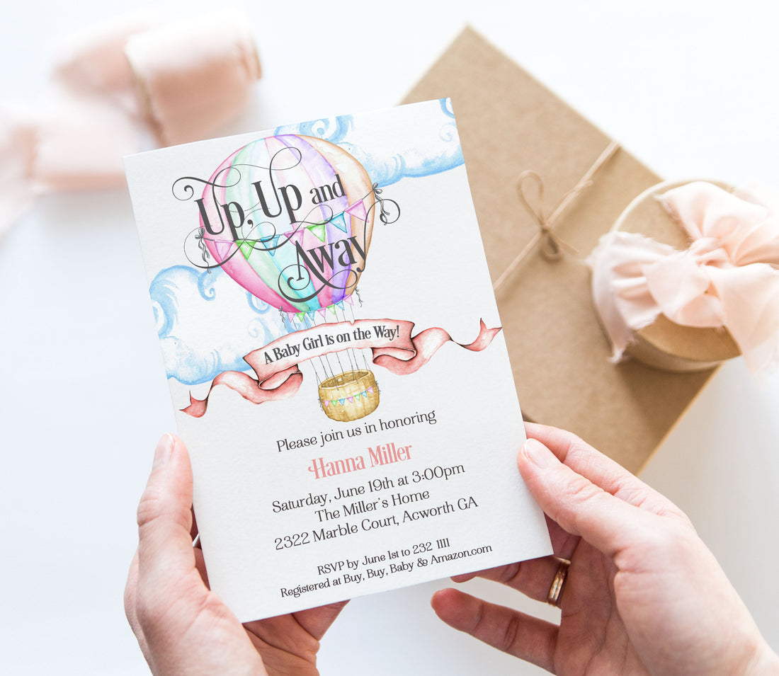 How to plan a Hot Air Balloon Themed Baby Shower