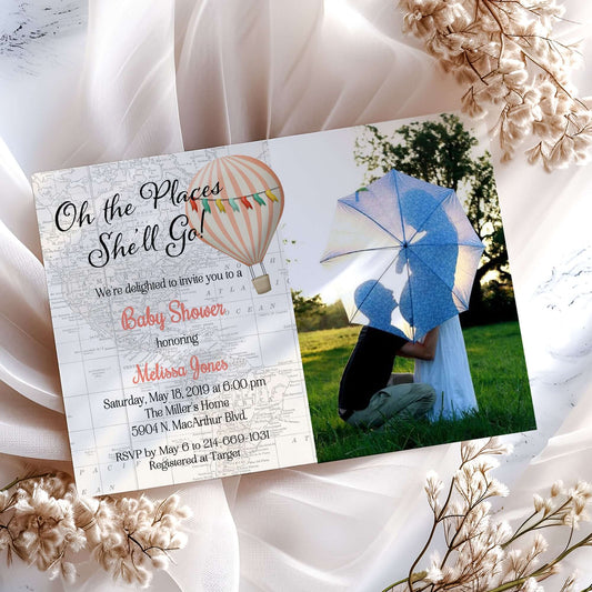 Celebrate the Arrival of Your Little One with a Stunning Baby Shower Invitation from Sugar and Spice Paper
