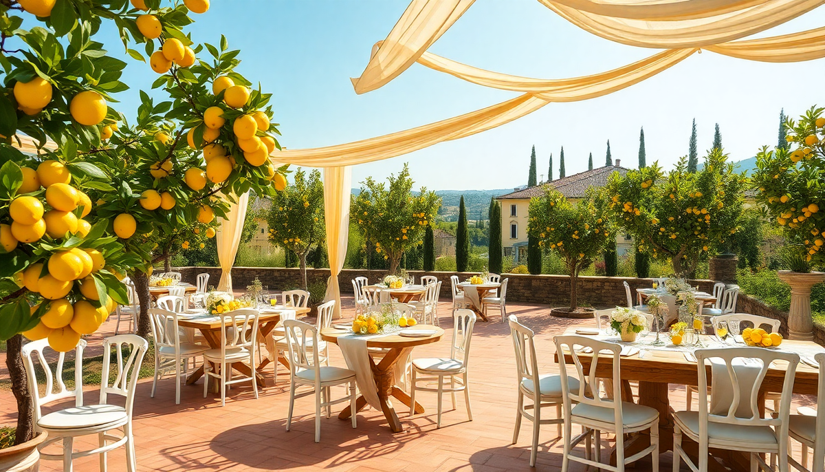 Bring the Sunshine: Amazing Italian Lemon Wedding Theme Ideas for Your Big Day