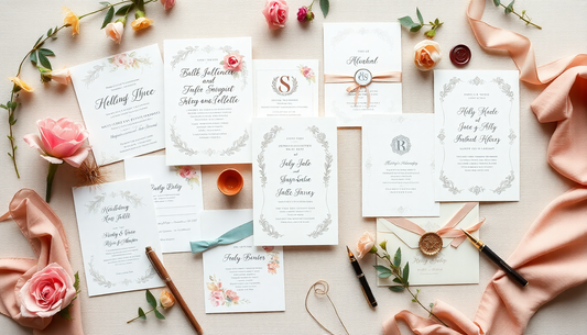 Creative Ways to Personalize Your Wedding and Bridal Invitations