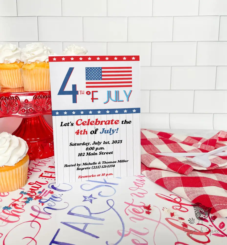 Fourth of July Invitations