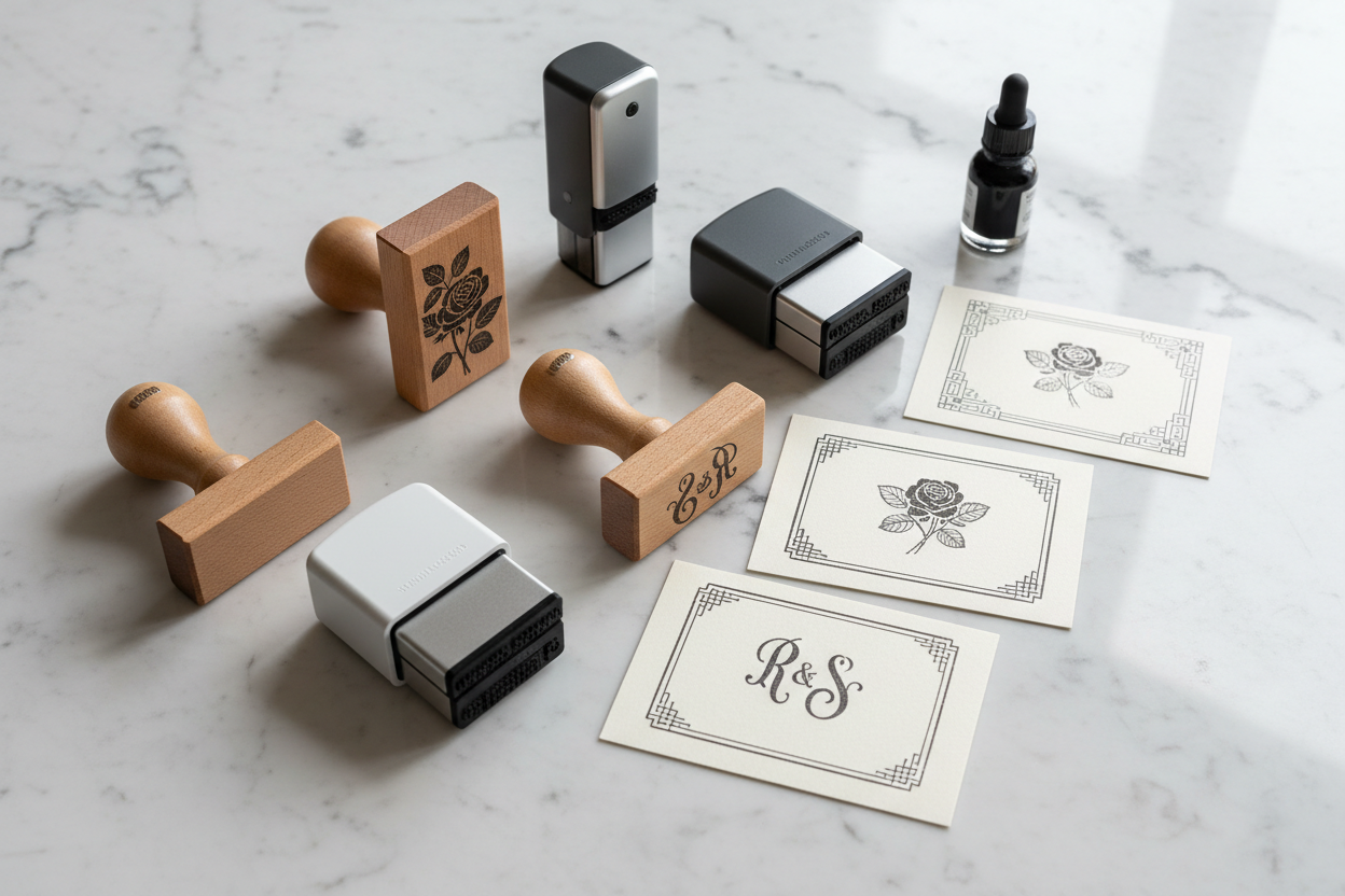 Shop Wood and Self Inking Address Stamps