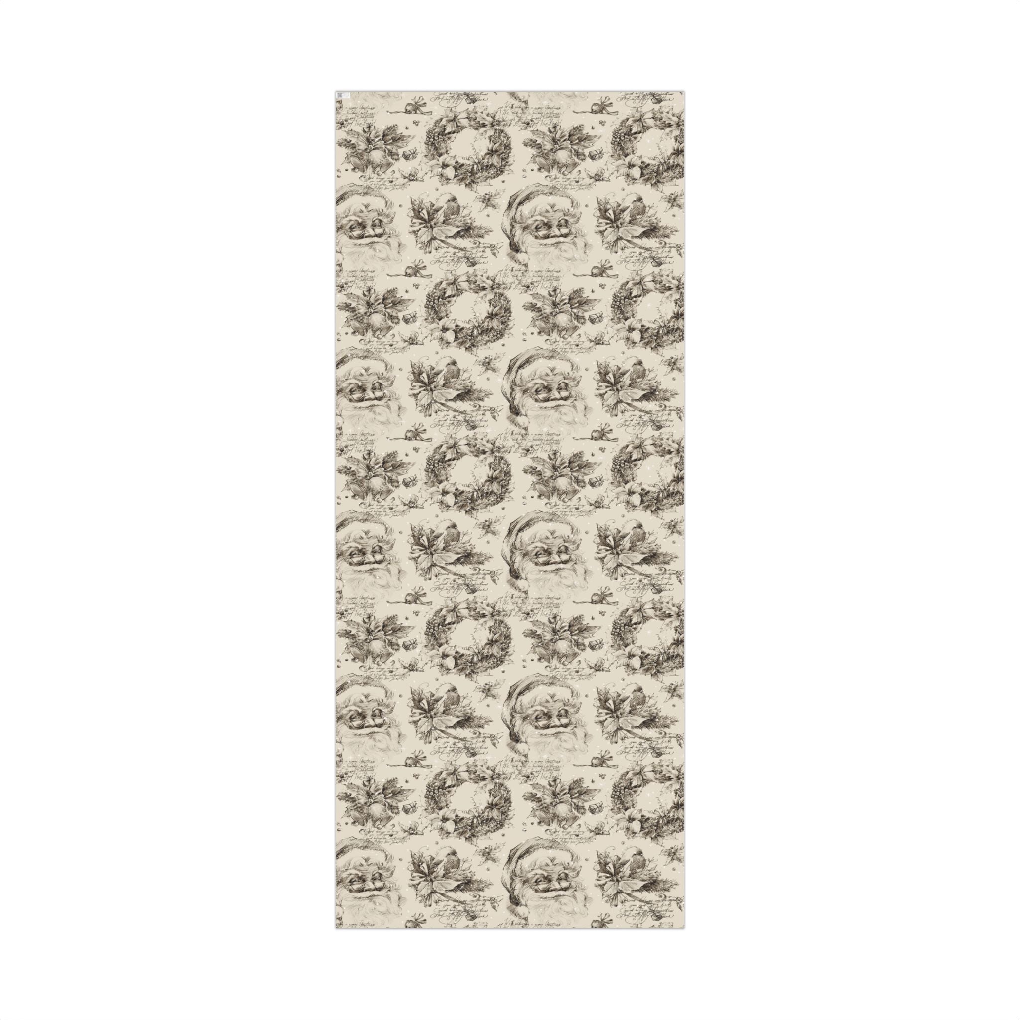 Vintage Santa Wrapping Paper Rolls