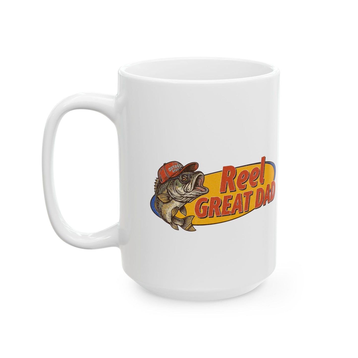 Reel Great Dad Fishing Ceramic Mug