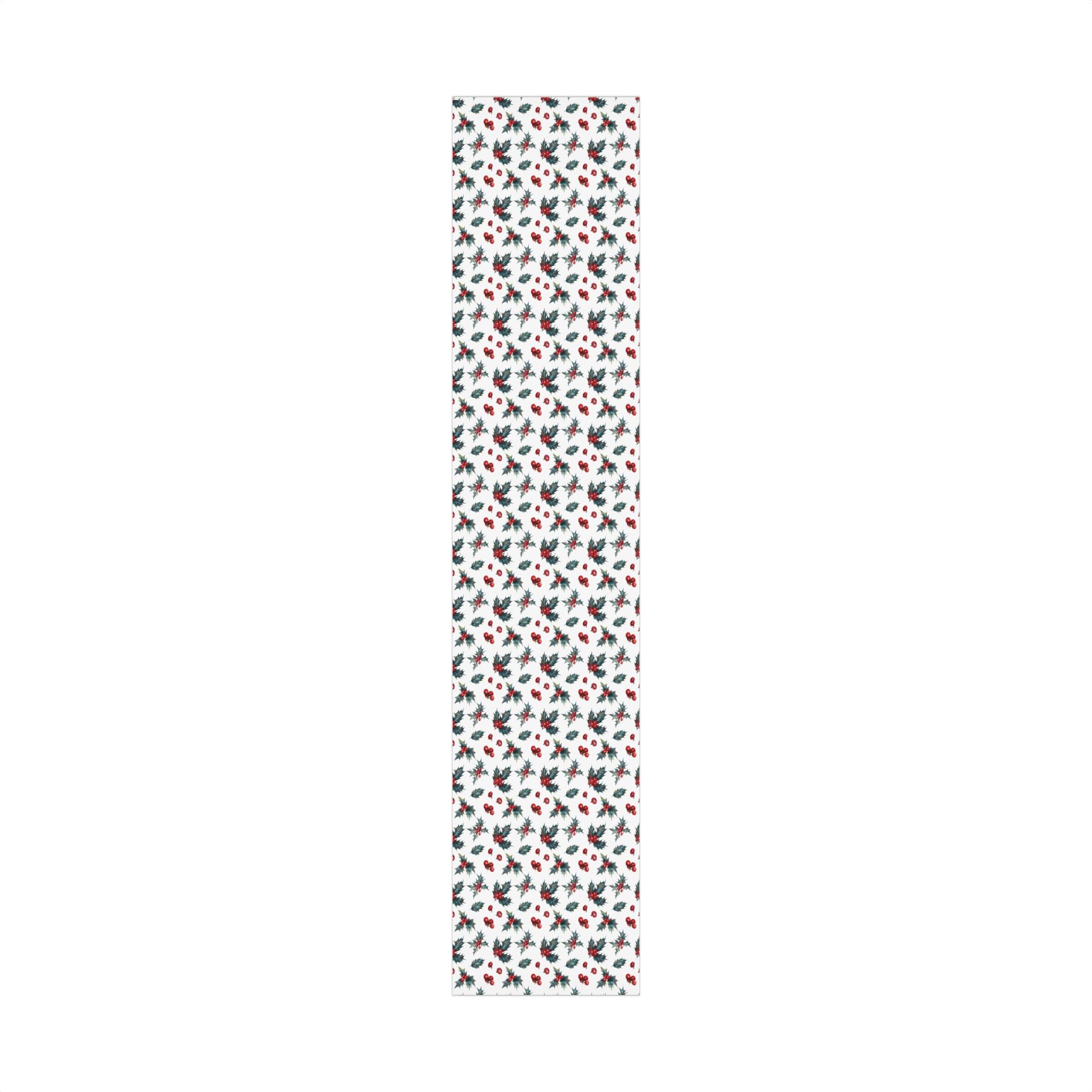 Christmas Holly Wrapping Paper Roll