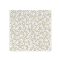 Beige Damask Cloth Napkins (Set of 4) — Elegant Patterned Dinner Napkins for Weddings & Holiday Tables