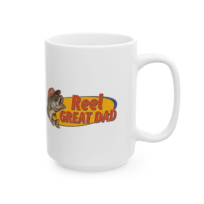 Reel Great Dad Fishing Ceramic Mug