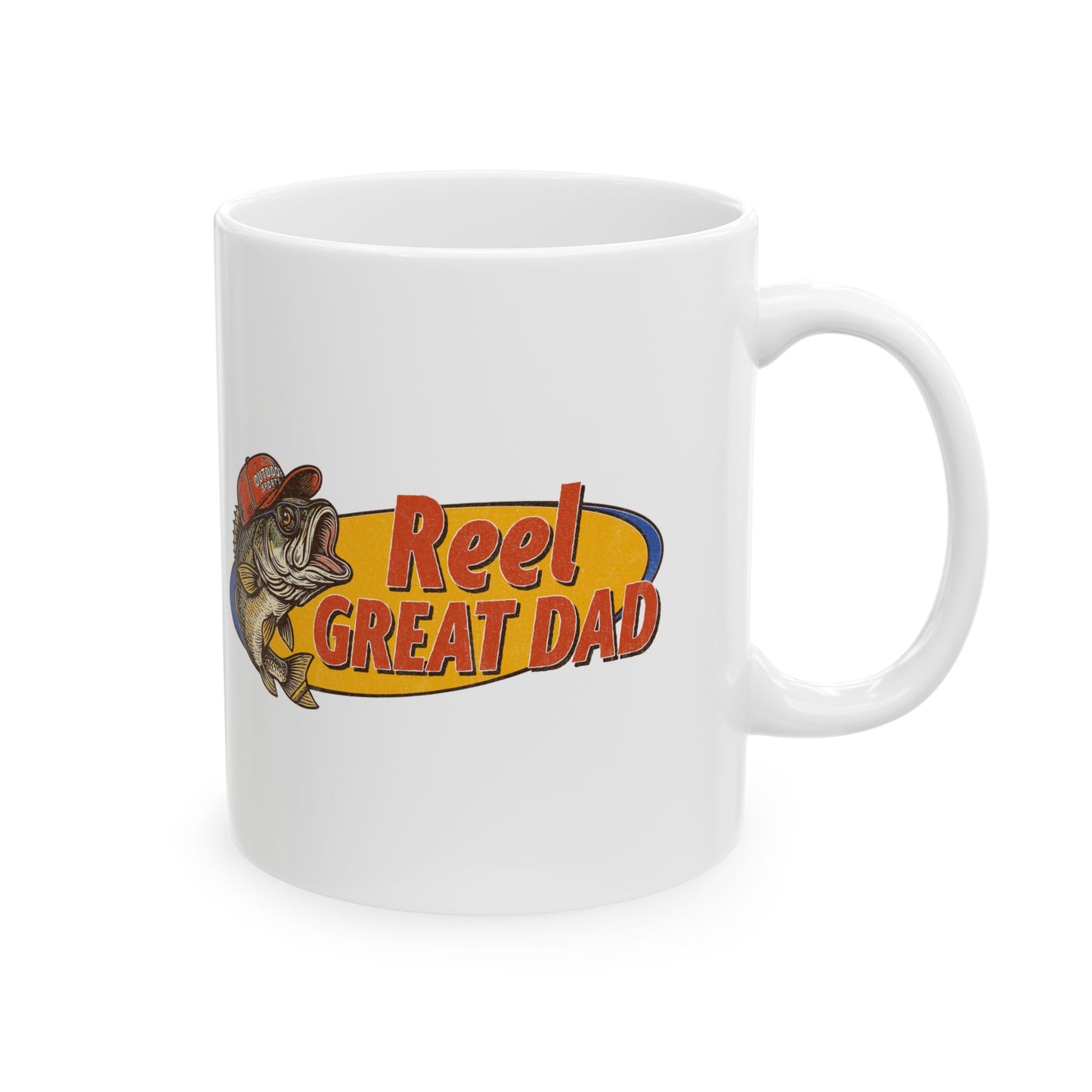 Reel Great Dad Fishing Ceramic Mug