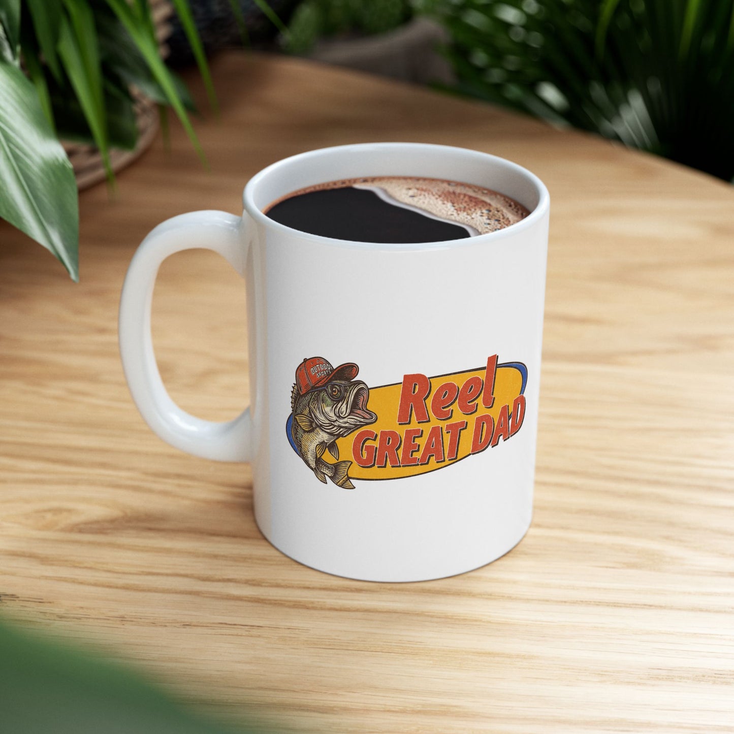 Reel Great Dad Fishing Ceramic Mug