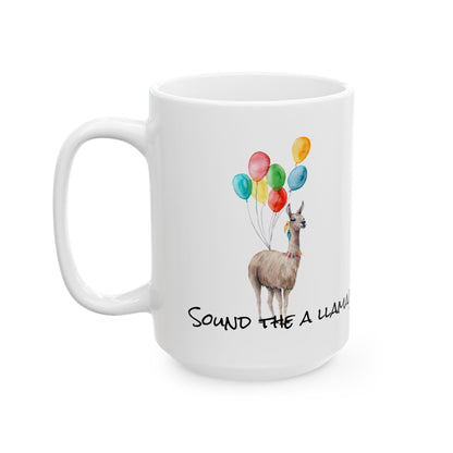 Llama Birthday Ceramic Mug