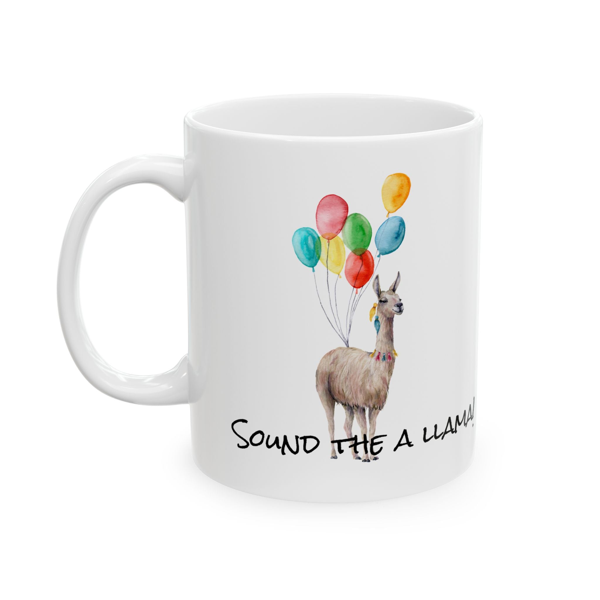 Llama Birthday Ceramic Mug