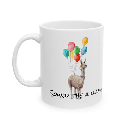 Llama Birthday Ceramic Mug