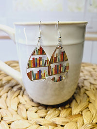 Book Lover Teardrop Earrings