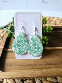 Celtic Knot Acrylic Earrings