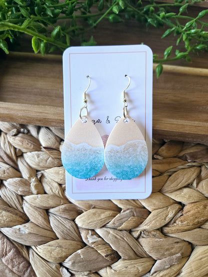 Beach Teardrop Earrings