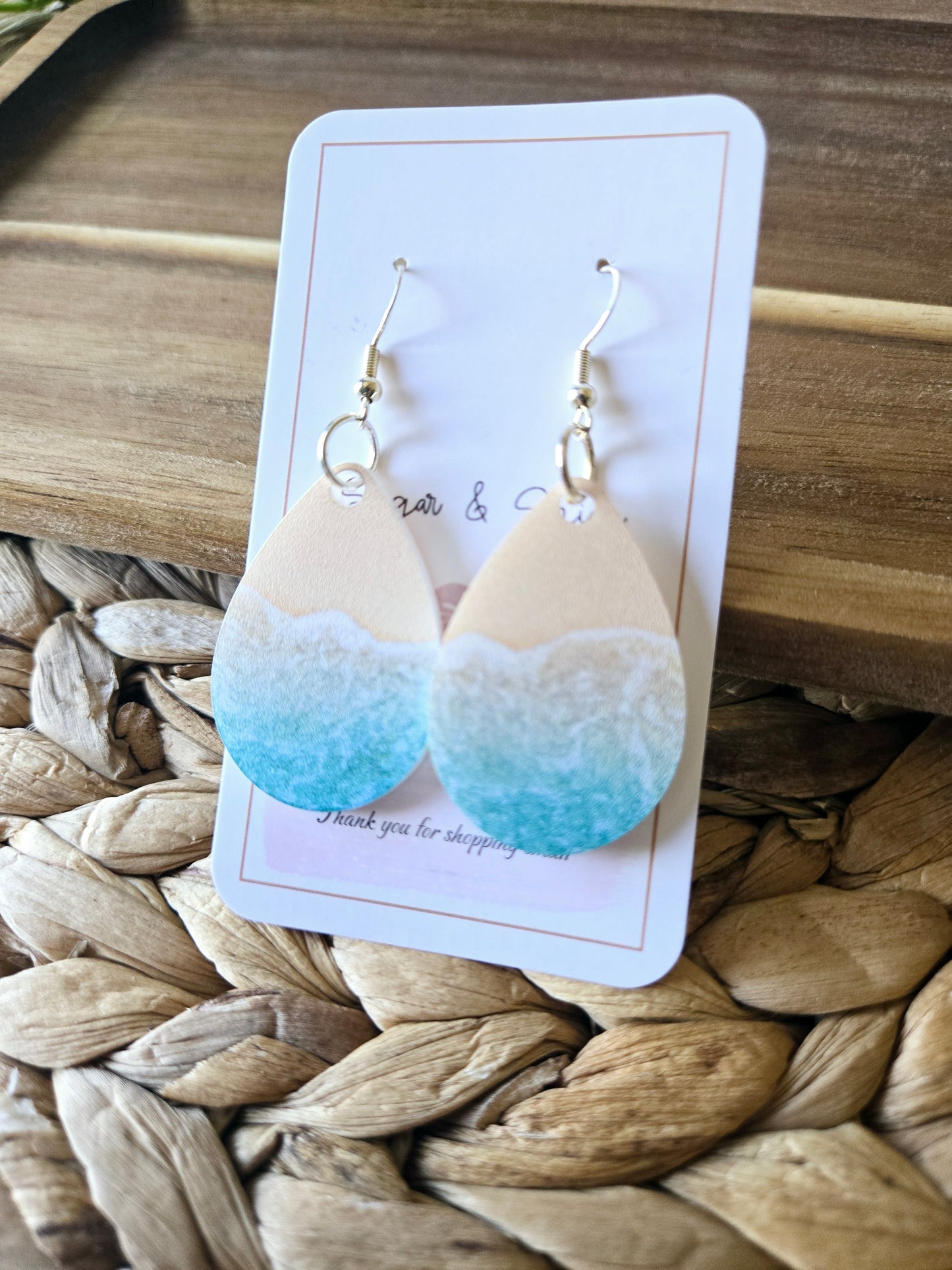 Beach Teardrop Earrings