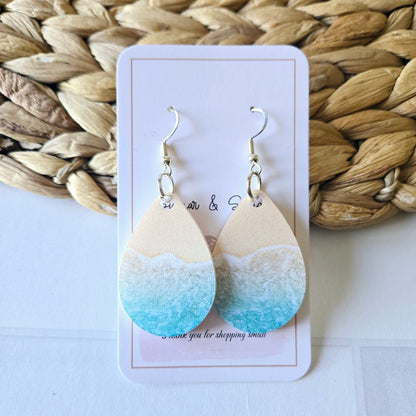 Beach Teardrop Earrings