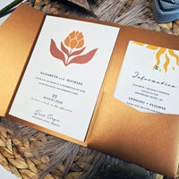 Modern Southwestern Wedding Invitation Suite