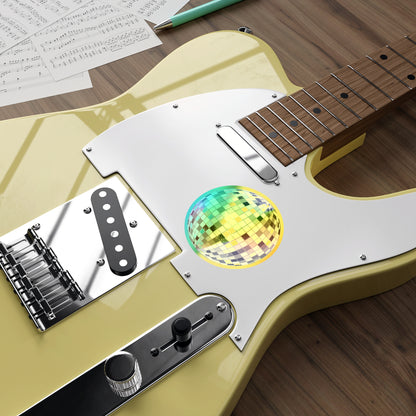 Holographic Disco Ball Stickers — Iridescent Die-Cut Decal for Skateboards & Laptops