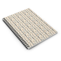 Floral Twig Spiral Notebook — Ruled Lined Journal for Notes & Sketches