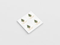 Pretty Gold Christmas Return Address Sticker or Label