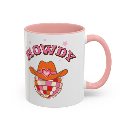 Valentine Howdy Western Lovers Mug Accent Coffee Mug