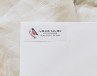 Robin Bird Return Address Sticker