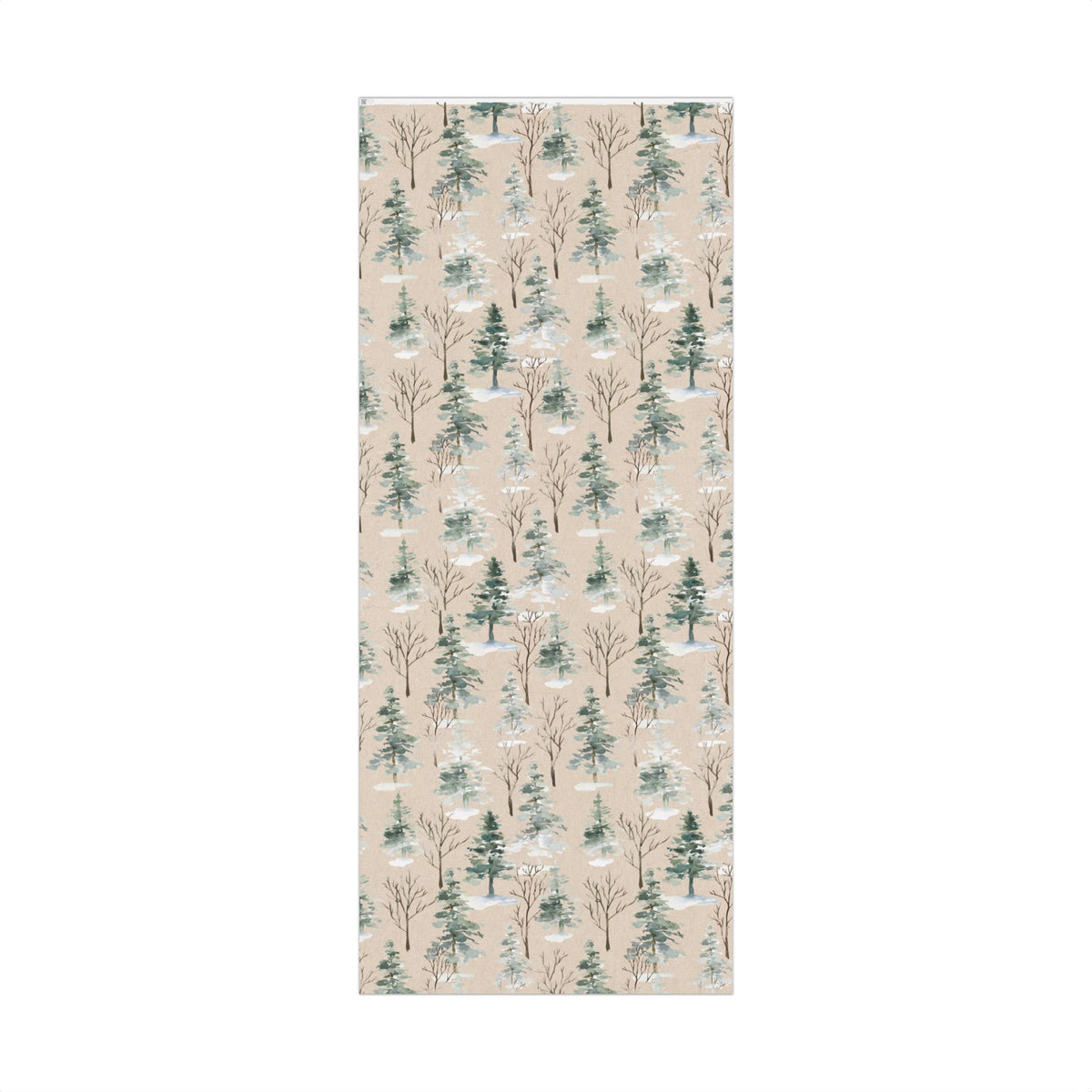 Woodland Kraft Watercolor Wrapping Paper Roll