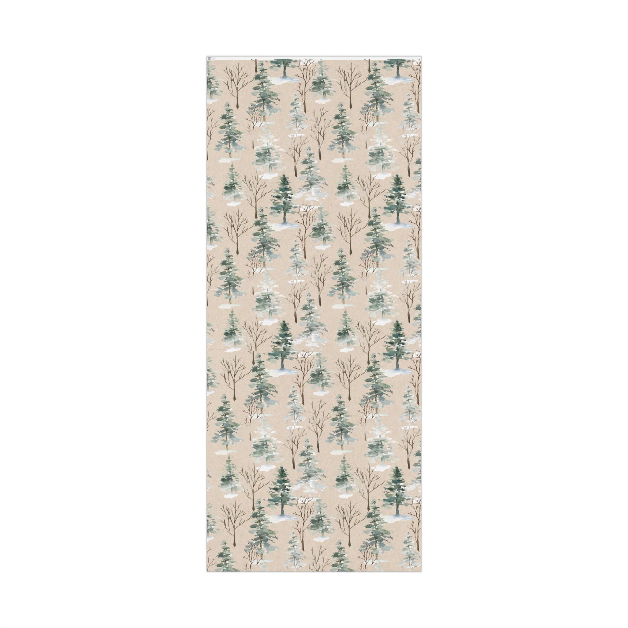 Woodland Kraft Watercolor Wrapping Paper Roll