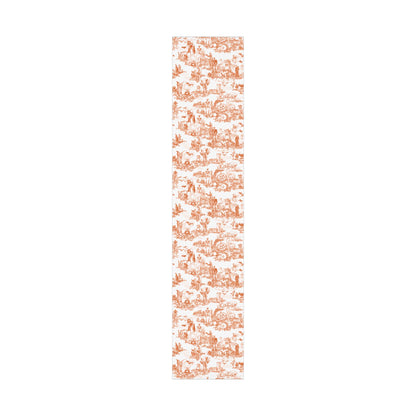 Vintage Orange Halloween Wrapping Paper Roll — Retro Pumpkin Gift Wrap