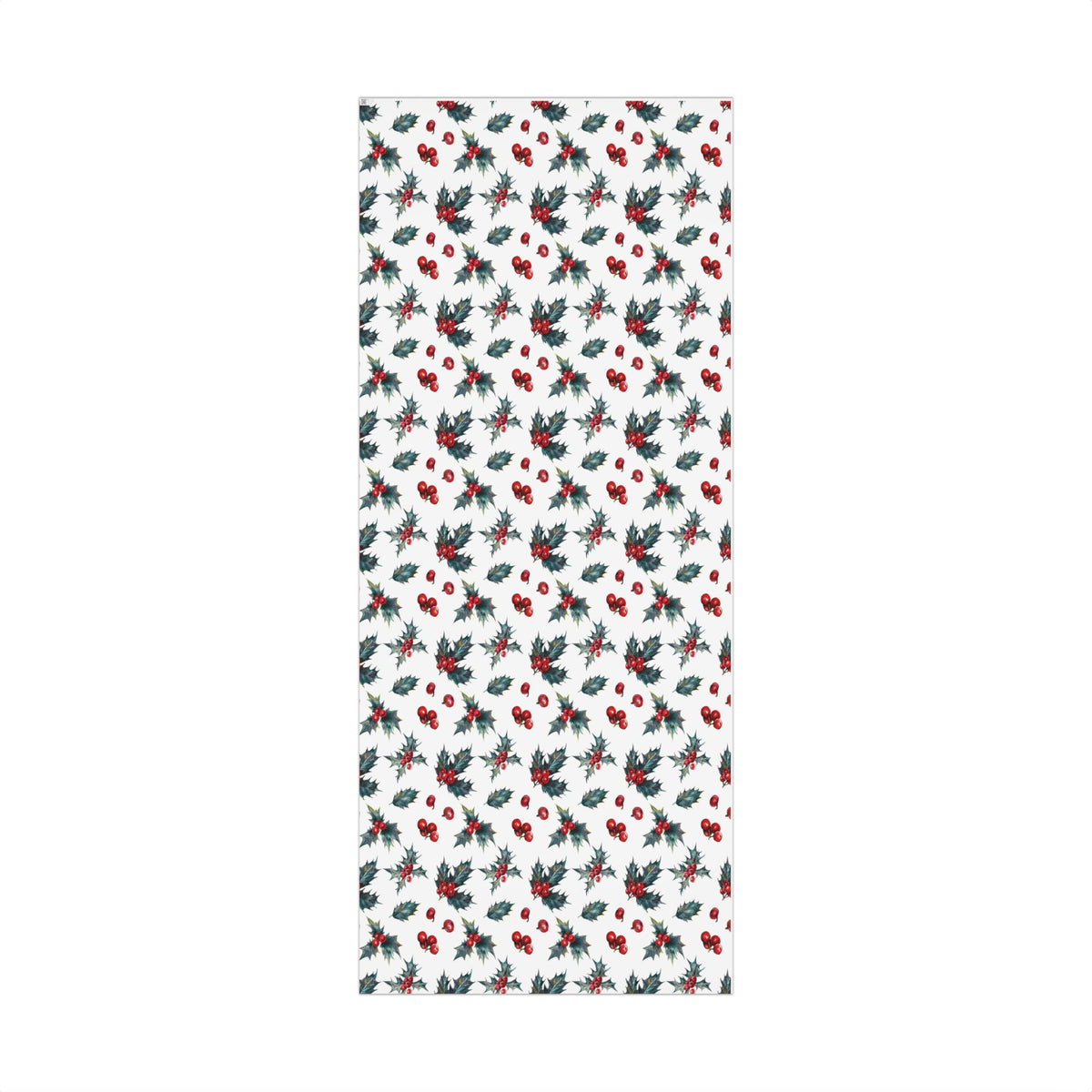 Christmas Holly Wrapping Paper Roll