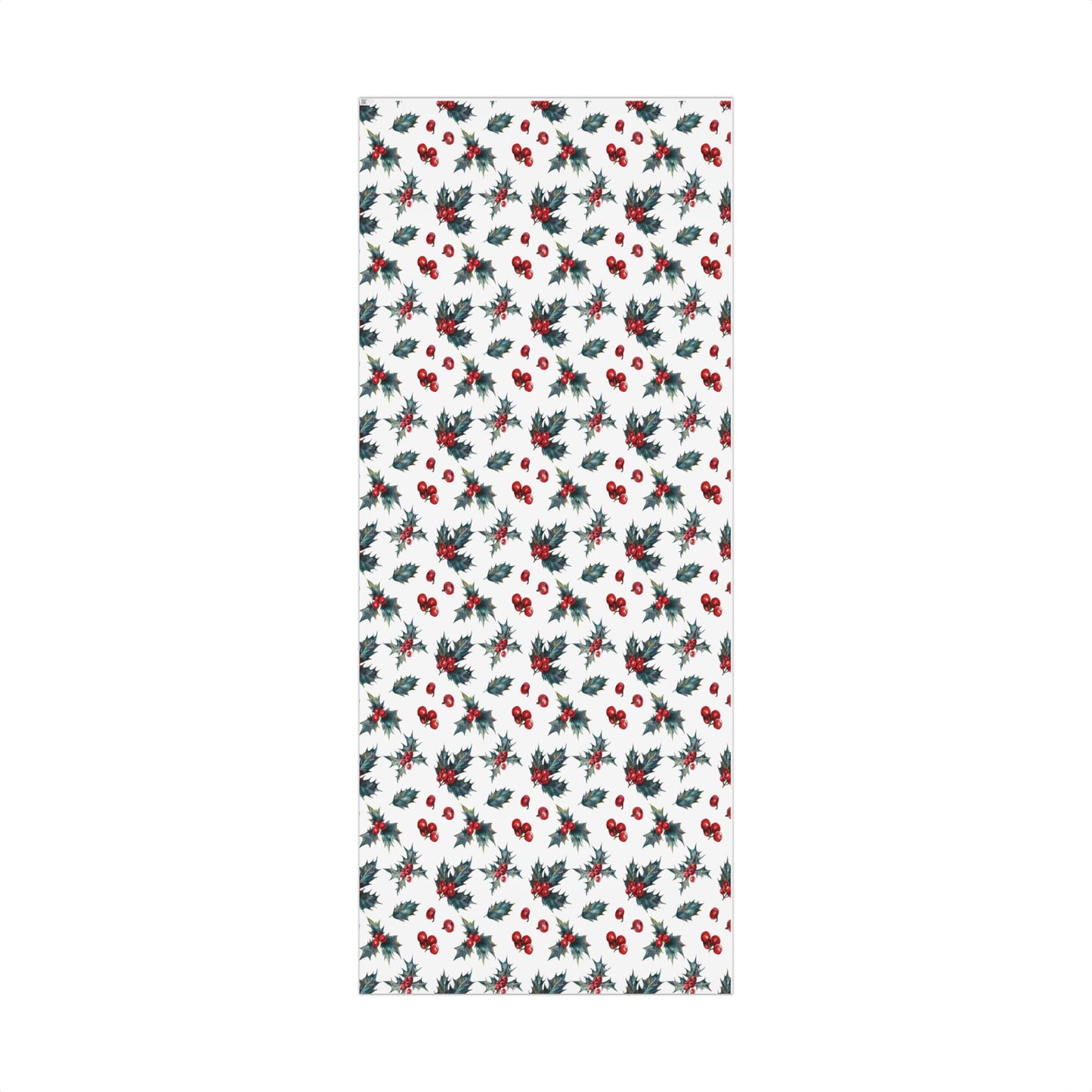 Christmas Holly Wrapping Paper Roll — Festive Gift Wrap