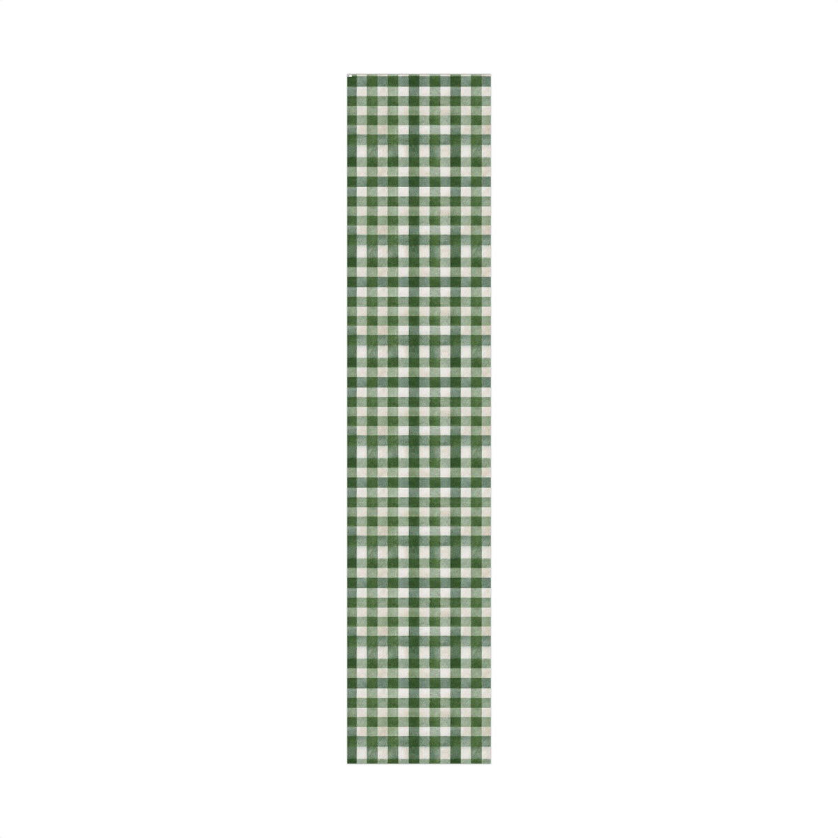 Winter Evergreen Checkered Christmas Wrapping Paper Roll