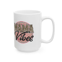 Mama Vibes Leopard Print Mug Mug