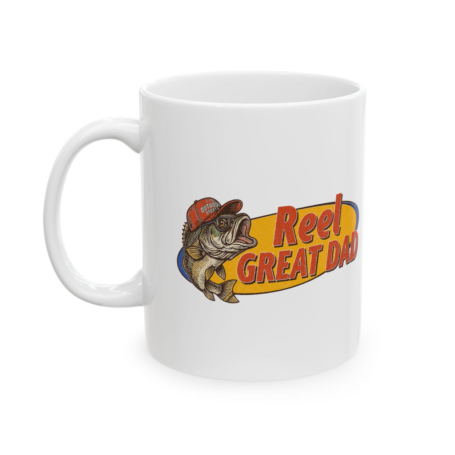 Reel Great Dad Fishing Ceramic Mug