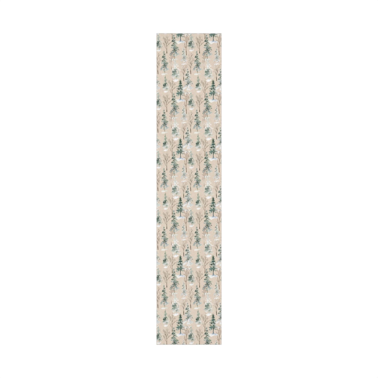 Woodland Kraft Watercolor Wrapping Paper Roll — Forest Gift Wrap