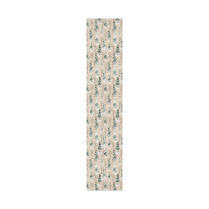 Woodland Kraft Watercolor Wrapping Paper Roll — Forest Gift Wrap