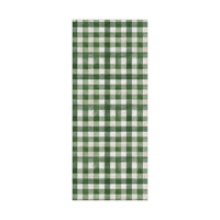 Winter Evergreen Checkered Christmas Wrapping Paper Roll