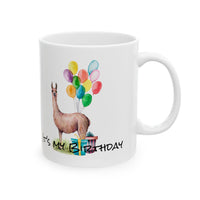 Llama Birthday Ceramic Mug
