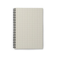 Neutral Knit Pattern Spiral Notebook — Ruled Journal for Notes & Everyday Planning