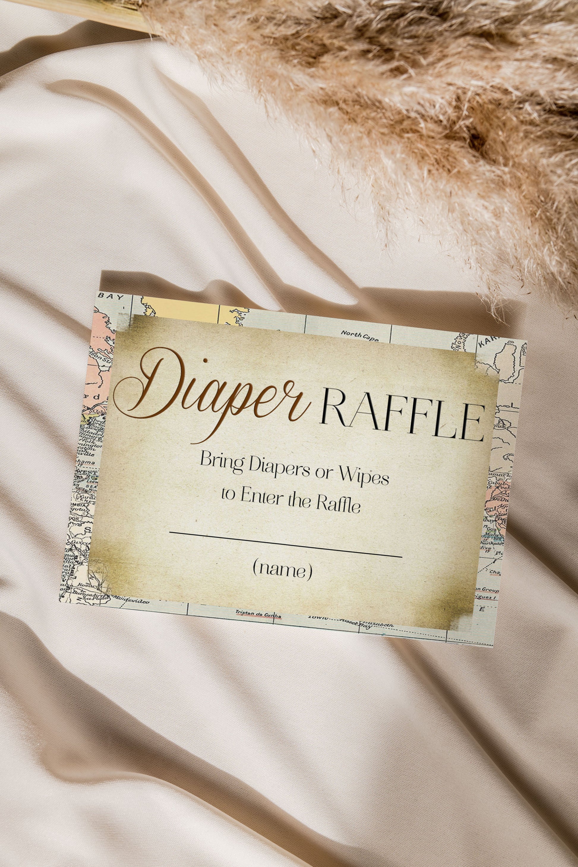 Adventure Diaper Raffle - Premium Paper & Party Supplies > Paper > Invitations & Announcements > Invitations from Sugar and Spice Invitations - Just $1.90! Shop now at Sugar and Spice Paper