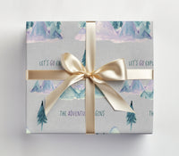 Adventure Begins Birthday Wrapping Paper