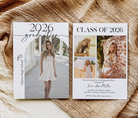 2026 Graduation Invitation Template Editable Invitation Corjl Digital Download