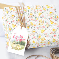 Baby Chicken Easter or Baby Shower Wrapping Paper