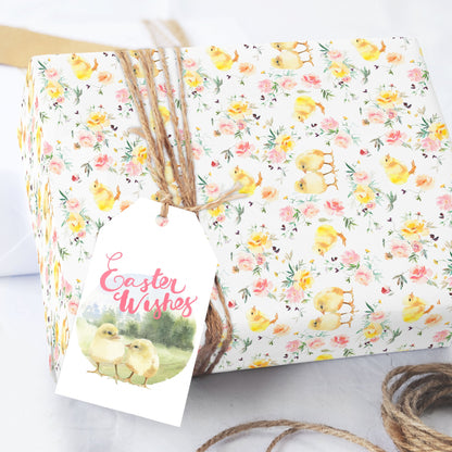 Baby Chicken Easter or Baby Shower Wrapping Paper