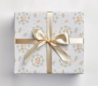 Baby Elephant Shower Wrapping Paper Sheets