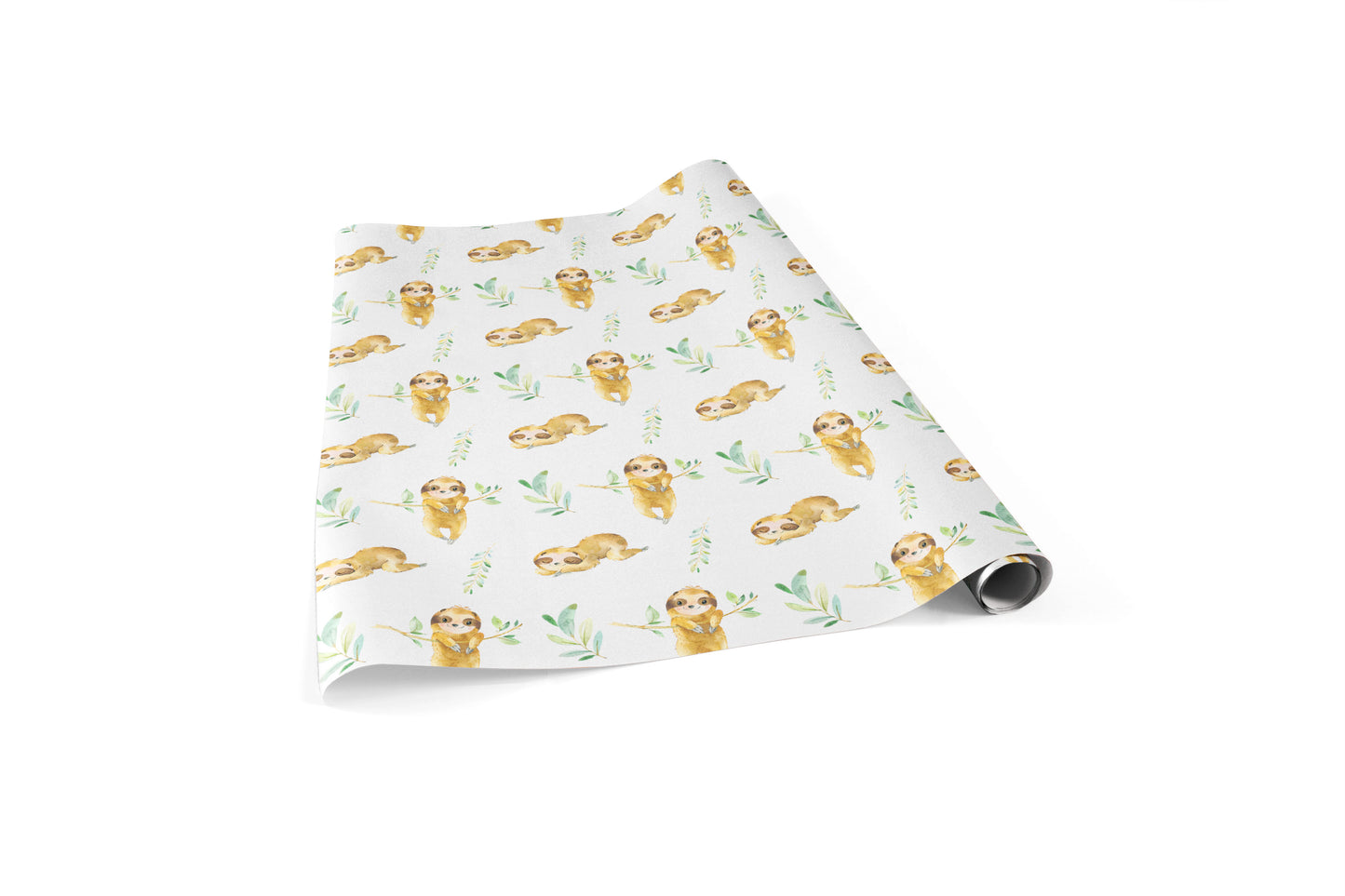 Baby Sloth Wrapping Paper Sheets