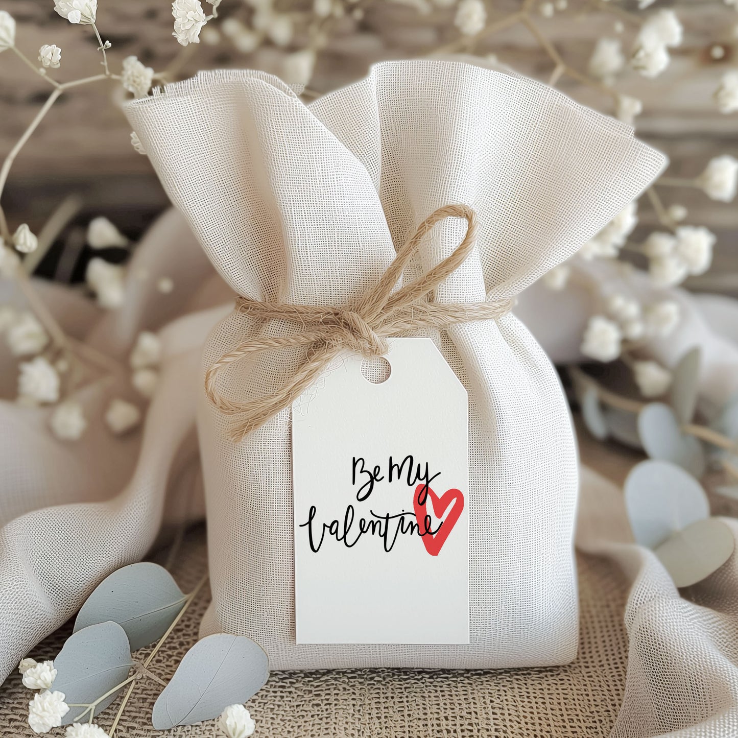 Be My Valentine Gift Tag